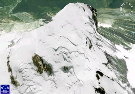 Goportail3D: Le Mont-Blanc