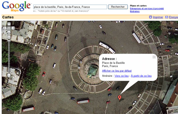 Google Maps Bastille