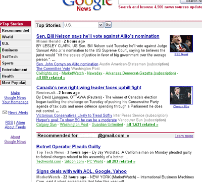 Google News 2006