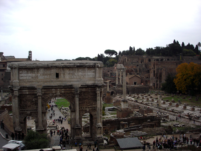 L'Arc de Septimus - Rome - octobre 2007
