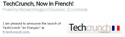 Techcrunch franais