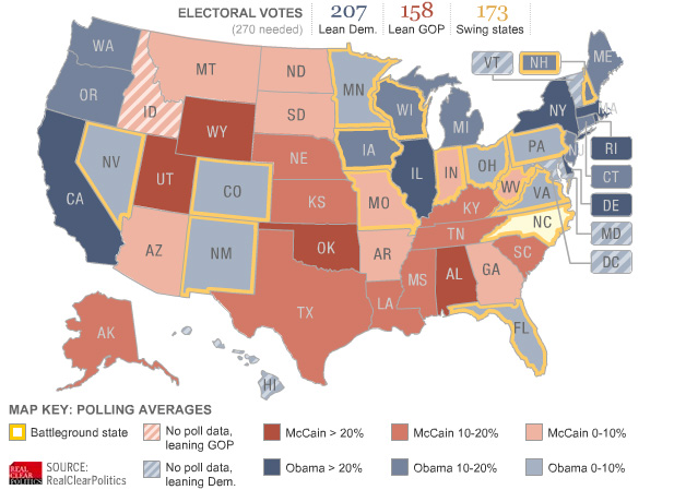 Us Elections 08 Landscape: States