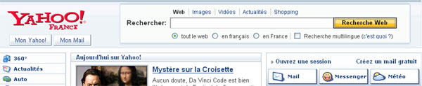 Nouveau Yahoo! France : plus de guide